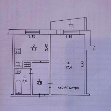 Продам однокомнатную квартиру на первом восточном