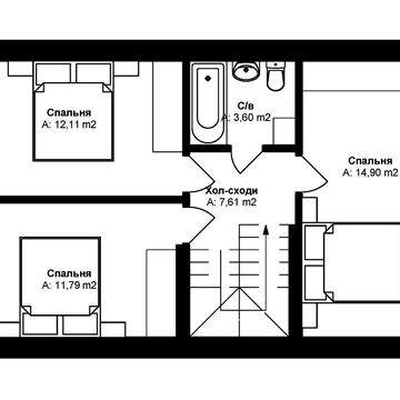 Очень выгодно! Продам таун хаус в центре Бучи, облицован клинкером!
