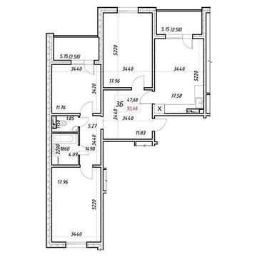 Продаж 3х кімнатної квартири вул. Електротехнічна 43 ЖК Деснянський