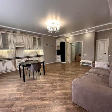 3 комнатная Кухня гостиная 45 м Евро ремонт Кадор Архитекторская