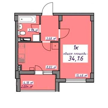 Продається 1-кімнатна квартира в ЖК 7 Небо — перший внесок 12 000 $ ЖК Сьоме Небо