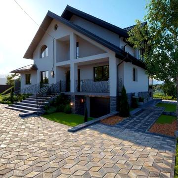 Продам будинок 233 м², 16соток, с. Димка, 2016 рік, готовий фасад