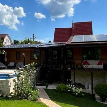 Оренда будинку потижнево біля Києва з теплим басейном для сімї. Ліс.