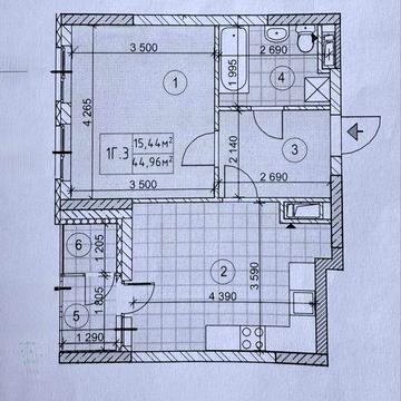 Без% Причал 8 квартира 46 м2 Бабіча 8Г Позняки Дарницький ЖК Причал 8