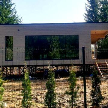 Котедж. Каркасний Будинок в Карпатах  за проектом Black Diamond