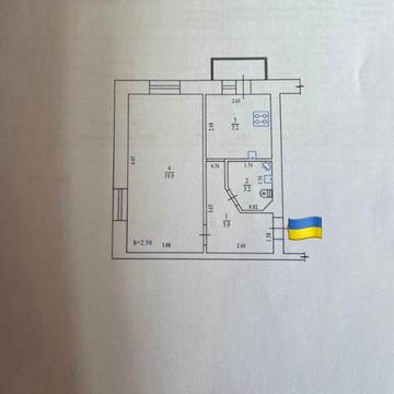 Продаж 1-кімнатної квартири в центрі міста!