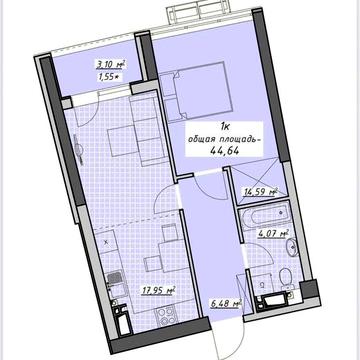 Прямой вид моря! 7 секция, есть паркинг у лифта ЖК Атмосфера
