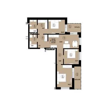 Продаж 3к Квартира Кримська вулиця ЖК AURA