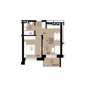 Продаж 1к Квартира Кримська вулиця ЖК AURA