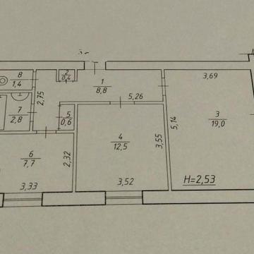 Продаж 2 кімнатної квартири