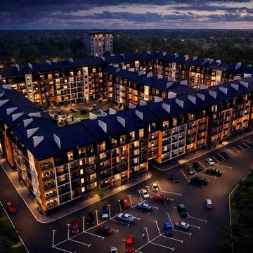 Продаж 1 кім. квартира 38 м2, ЖК Дружній Двір, с. Солонка ЖК Дружній Двір