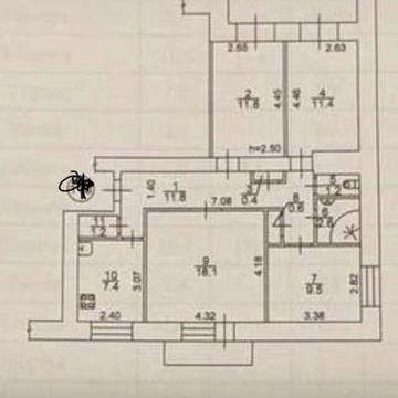 Продам четырехкомнатную квартиру на Правом берегу