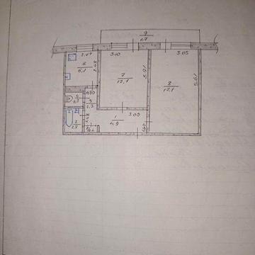 Квартира 2 х кімнатна. Торг. Є оселя можливо