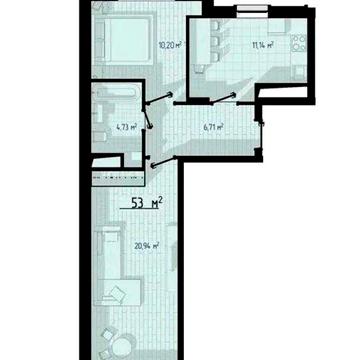 Найдешевша двокімнатна квартира в Івано-Франківську ЖК West Hill