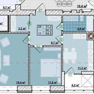 Продаж 2к Квартира Шептицького вулиця ЖК Ядро