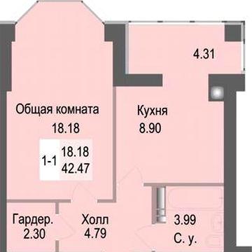 ‼️ДОМ ПОСТРОЕН Первый взнос:20,500$(1к/42м2)Рассрочка 2 года