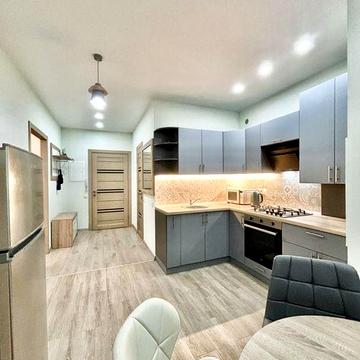 Затишна світла євродвохкімнатна квартира з газом