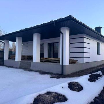 Котедж в закритому КМ Лісової Бучі під чистове оздоблення