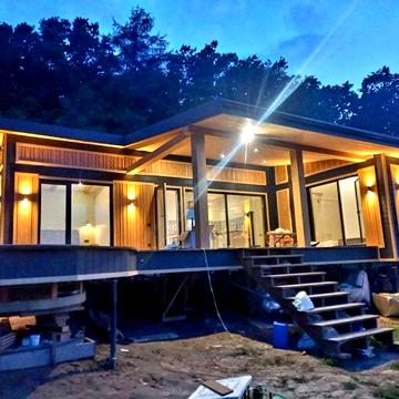 Ворохта. Каркасний Будинок в Карпатах за проектом Terace House.