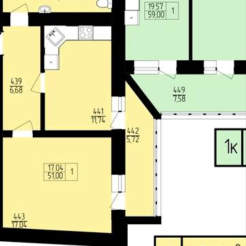 Однокімнатна квартира в новобудові ЖК Північна Фортеця