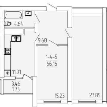 2к квартира в Кадорр Краснова. Без комиссии! Без доп.расходов ЖК 65 жемчужина
