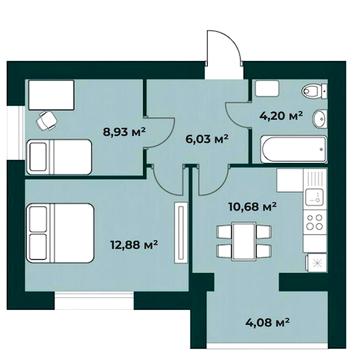 Діокімнатна квартира в цегляному будинку! Буча поруч Школа Садочок