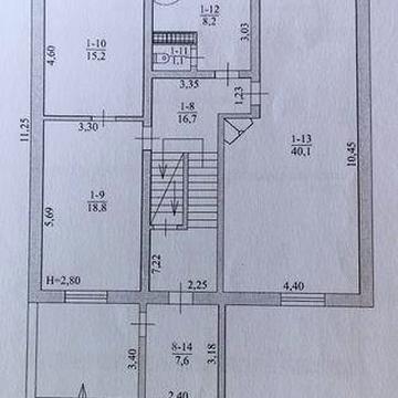 Дом 300 м². 6 комнат. Газ, элек.380 В.