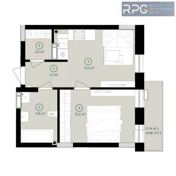 Продам 1-к квартира 38м² ЖК Будинок на Вавілових м Сирець 7хв ЖК Будинок на вавілових