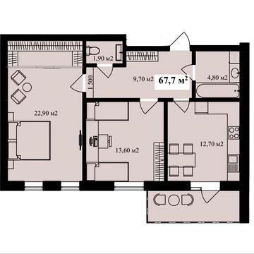 Квартира на етапі будівництва