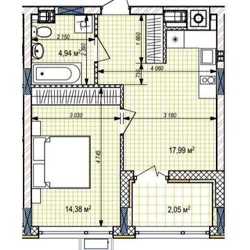 1-кімнатна квартира в ЖК бізнес класу | 4 поверх | Без комісії ЖК Estet Hill
