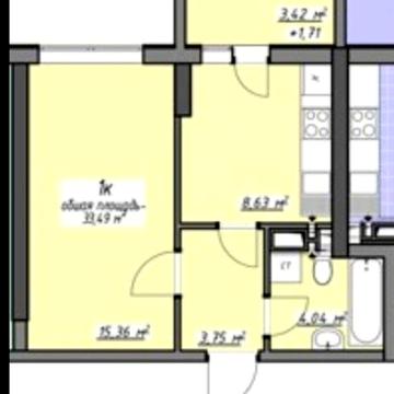 Продам СВОЮ 1-ком. квартиру в Одесских традициях на Глушко.Собственник ЖК Одесские традиции на Глушко