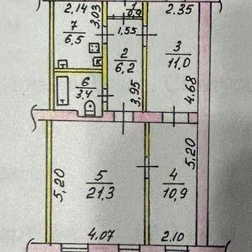 Продаж 3х кімнатної квартири Центр
