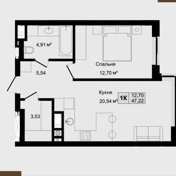 1 кім квартира від забудовника Hilltop без КОМІСІЇ! ЖК Hilltop