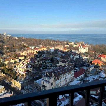 Однокомнатная кватира ЖК Посейдон , Фонтан ,вид на море. ЖК ПОСЕЙДОН