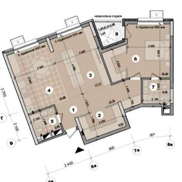 81 кв.м 2 комн. Русановская гавань, Бе% Русановка жк Русановская Гавань