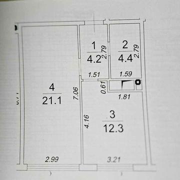 49 Жемчужина. Таирова. 43 м. Планируется в евродвушку ЖК 49 жемчужина