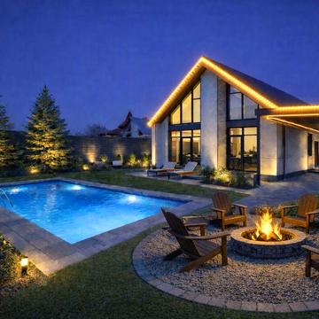 Новий сучасний будинок з другим світлом та великою кухнею-вітальнею!