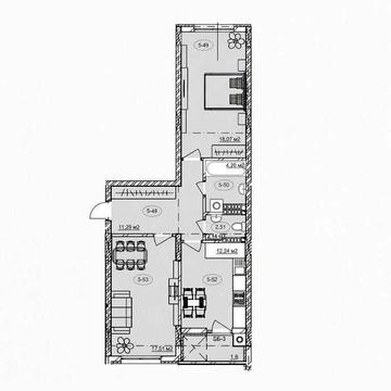 2-кім квартира 67 м² ЖК Мальви новобудова, Новий Львів, вул. Угорська ЖК Мальви
