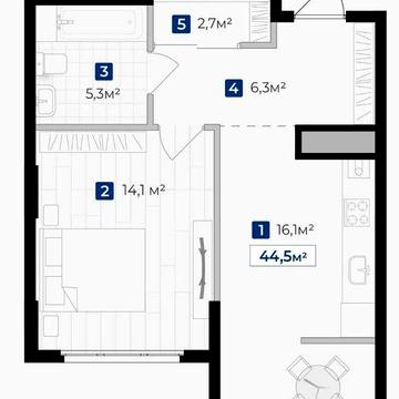 Продаж квартири без комісії від забудовника ЖК Гармонія