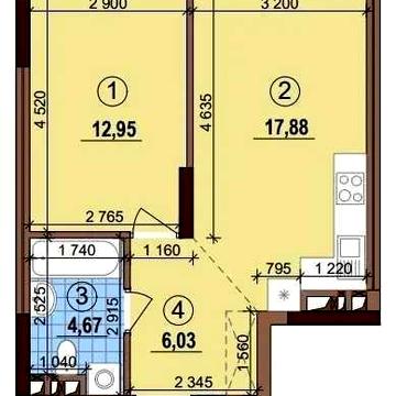 Продаж!!! Однокімнатної квартири Варшавський 3, буд.10.2, поверх 8 ЖК Варшавський 3