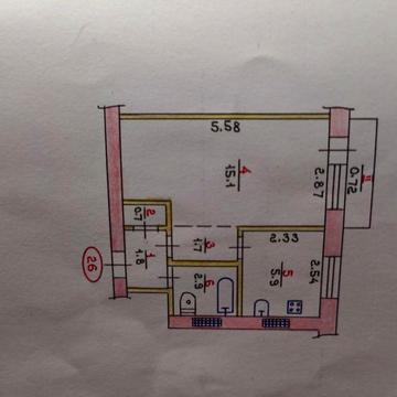 Продам 1кім. Квартиру на Автотехнікумі, Эдуарда Фукса