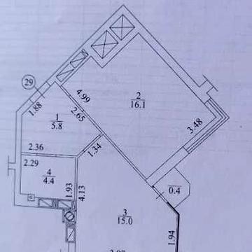 Євро 2 кімнатна кв. на Прорізній! Швидкий виїзд на Київ! єОселя+ ЖК На Прорізній 2