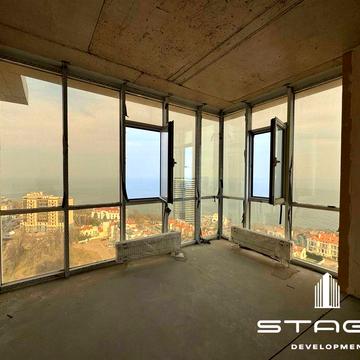 19 жемчужина Кадорр Французский бульвар ПАНОРАМА МОРЯ без ремонта ЖК 19 жемчужина