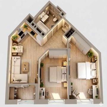 Продаж 2-кімнатної квартири ВІД ЗАБУДОВНИКА ЖК "Парус Riverside"