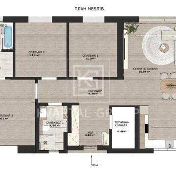 Одноповерховий сучасний будинок, 100 м². Керамічна цегла. Ворзель.