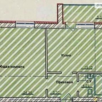 Продаж 1к Квартира Франківська вулиця ЖК Речной квартал