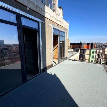 Терраса с видом на море. 1-ком Пространство на Дачной. Без комиссии. ЖК Пространство на Дачной