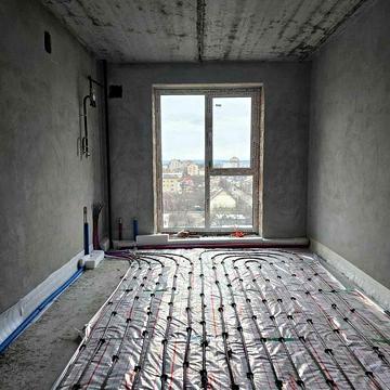 Видова 1-к квартира 45,1 м² Тепла підлога + котел