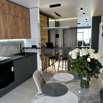 Нова 1-к. квартира - 45 м2  з шикарним дизайнерським ремонтом! ЖК “Затишний”