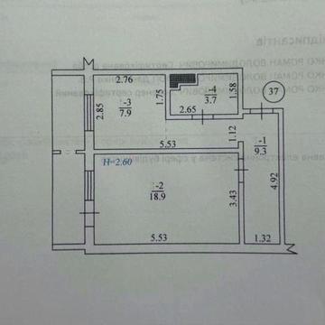 Оренда квартири 1 к Вишгород Кургузова 3б 1 поверх після ремонту